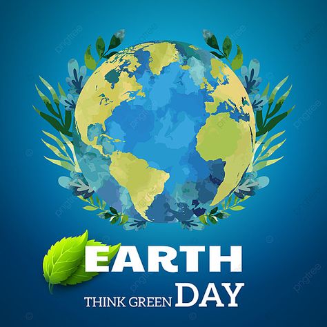 earth day poster design with leaves on the blue color gradient background vector erth day 22 april Earth Day Poster Design, Blue Color Gradient, Color Gradient Background, Earth Day Poster, Earth Day Posters, Holiday Flyer, Color Gradient, Vector Template, Gradient Background