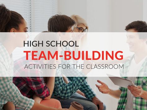 School Team Building Activities, Activities For High School Students, School Team Building, Activities For High School, Leadership Development Program, Classroom Decor High School, Leadership Activities, Life Coach Training, Team Building Games