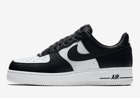 Black Air Force 1, Nike Air Force 1 Outfit, Nike Shoes Air Force, Sneaker Lovers, White Shoes Sneakers, Black And White Sneakers, Nike Air Force 1 Low, Air Force 1 Low, Nike Air Force 1