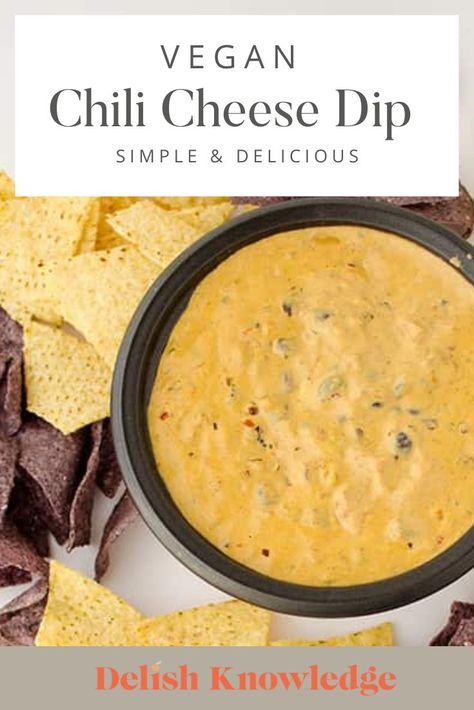 Dairy Free Chili Cheese Dip, Vegan Chili Cheese Dip, Best Cheese Sauce, Chili Cheese Dip Recipes, Vegan Dip Recipes, Vegan Cheese Sauce Recipe, Chili Cheese Dip, Fiesta Food, Vegetarian Party Food