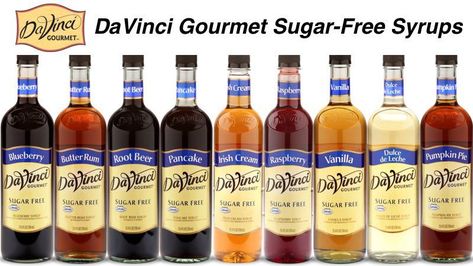 DaVinci Gourmet Sugar Free Syrups 750 ml. bottles Beer Pancakes, Blueberry Torte, Syrup Recipes, Sugar Free Drinks, Low Carb Treats, Sugar Free Syrup, German Chocolate Cake, Root Beer Float, Flavored Syrup