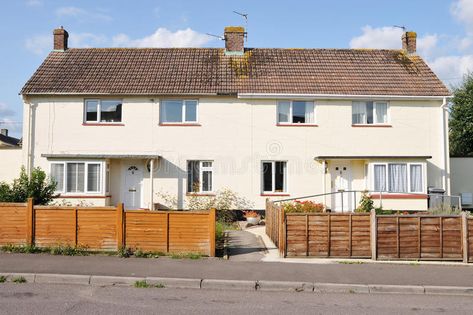 Semi-Detached Houses. Houses on a Typical English Council Estate Built during th , #ad, #Typical, #English, #Council, #Semi, #Detached #ad English Semi Detached House, English Council Estate, Black Shuck, Highschool Au, Typical British, British Cottage, Council Estate, Templates Simple, Council House