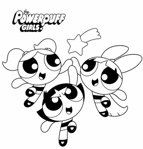 Powerpuff Girls Coloring Pages, Powerpuff Kızları, Girls Coloring Pages, Super Nana, Girl Drawing Easy, Power Puff, Coloring Pages For Girls, Cartoon Coloring Pages, The Powerpuff Girls