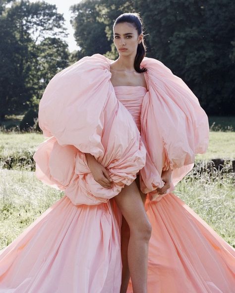 Vanity Fair Hollywood Issue, Giambattista Valli Haute Couture, Pink Cape, Director Of Photography, Dress With Shawl, Pastel Fashion, Pageant Dress, Fashion Photography Editorial, Giambattista Valli