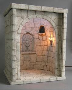 Miniature Basement/Cellar on Pinterest | Wine Cellar, Miniatures ... Basement Cellar, Haunted Miniatures, Miniature Store, Mini Castle, Wood Hood, Foam Carving, Hirst Arts, Castle Rooms, Clay Box