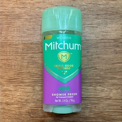 Mitchum Triple Odor Defense Gel Shower Fresh Antiperspirant/Deodorant 3.4 Oz Antiperspirant Deodorant, Prayer Board, Antiperspirant, Green And Purple, Deodorant, Defense, Bath And Body, Bath, Shower