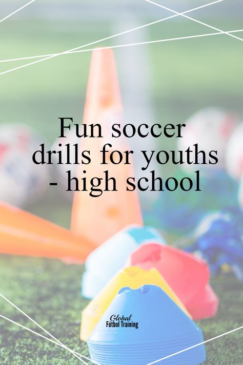 Try these fun soccer drills to keep players engaged and improving every week. Know the difference between fun vs silly games that keep you from developing as a player. Most players quit soccer because it stopped being fun. Learn how you can implement technique while learning and teaching. #funsoccerdrills #soccerdrills #futbol #soccerdrills #soccercoach #gftskills #soccerblog #youthsoccer #442 #tactics #soccerdevelopment #usyouthsoccer #ussoccer #ayso Soccer Games For Middle School, Fun Soccer Drills, Coaching Soccer, Soccer Videos, High School Soccer, Chipper Jones, Soccer Gifs, Soccer Tees, Us Soccer