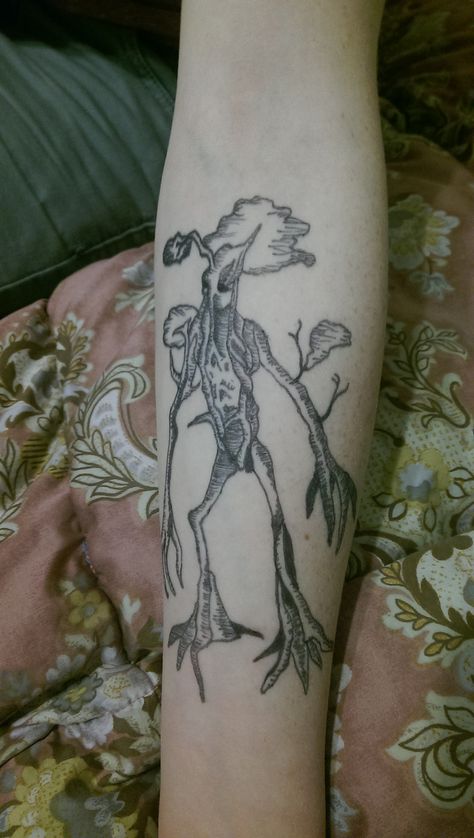 Ent tattoo Ent Tattoo, Tree Ent, Lotr Tattoo, Tree Tattoos, Dad Tattoos, Tree Tattoo, Tattoo Inspo, Creature Art, A Tree