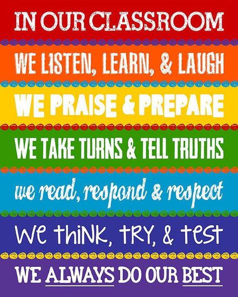 Classroom Decor. Rainbow Classroom Rules Sign. Classroom | Etsy Classroom Decor Rainbow, Classroom Rules Sign, Rainbow Theme Classroom, Reading Teacher Gifts, Library Rules, Teacher Classroom Sign, Colorful Classroom, Classroom Management Plan, Rainbow Classroom