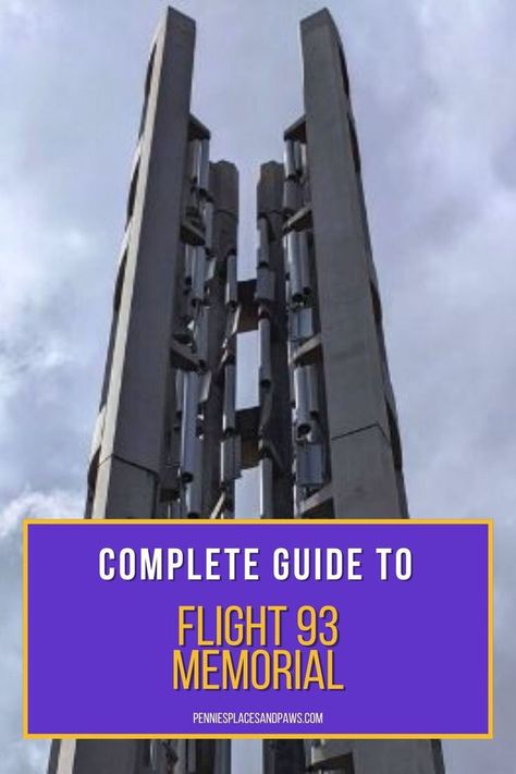 Guide to Flight 93 Memorial (Tower of Voices) Flight 93 Memorial, Flight 93, Pennsylvania Travel, United States Travel, Somerset, Pennsylvania, Flight, Places To Visit, United States