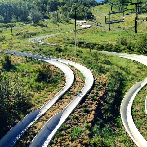 Alpine Slides - Utah Alpine Slide Colorado, Colorado Aesthetic, Alpine Slide, Utah, Colorado, Slides, Country Roads