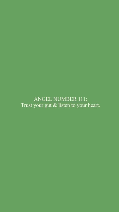 111 Angel Number, Angel Number 111, Trust Your Gut, Board Inspiration, Vision Board Inspiration, Color Psychology, Angel Number, Green Aesthetic, Listening To You