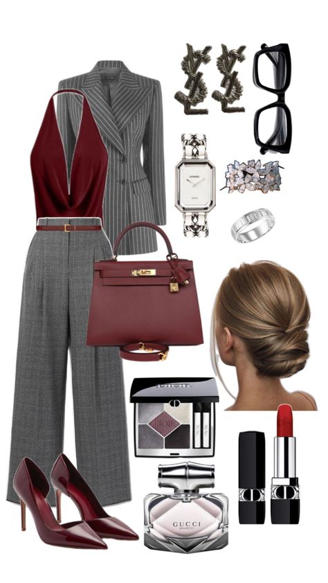 Women Mafia Outfit, Mafia Outfit Ideas, Virgo Outfits, Stylish Work Attire, Everyday Fashion Outfits, Classy Work Outfits, Beauty Dress, Stylish Work Outfits, Modest Fashion Outfits