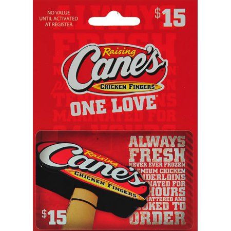 Raising Canes Gift Card, Canes Gift Card, Finger Meals, Chicken Finger, Free Starbucks Gift Card, Wishlist Christmas, Raising Canes, Shein Gift Card, Dream Items