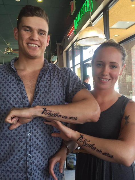 Couple Tattoos Love, Woman Watches, San Angelo Texas, Couple Matching Tattoo, Military Couples, Best Friends Sister, Christian Couples, Matching Couple Tattoos, Serve God