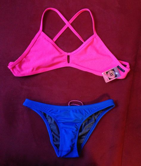 my suit came !  hot pink and water blue #jolyn #jolynswimwear Jolyn Bikinis, Jolyn Swimwear Bikinis, Jolyn Swimwear, Water Blue, Swim Suits, Summer 24, So Adorable, Color Combo, Blue And Pink