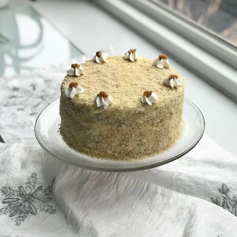 Croatian Walnut Torta (Cake) Walnut Cake Recipe, Orange Liquor, 8 Inch Cake, Rich Cake, Croatian Recipes, Walnut Cake, Angel Food Cake, Food Cake, Angel Food