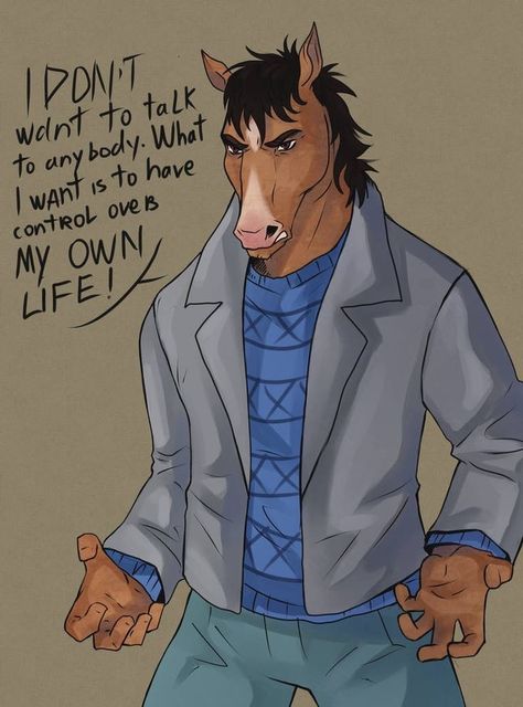 Bojack Horseman Fanart, Silly Horse, Anthro Animals, Ayesha Erotica, Response Memes, Bojack Horseman, Funny Horse, Bobs Burgers, Historical Art