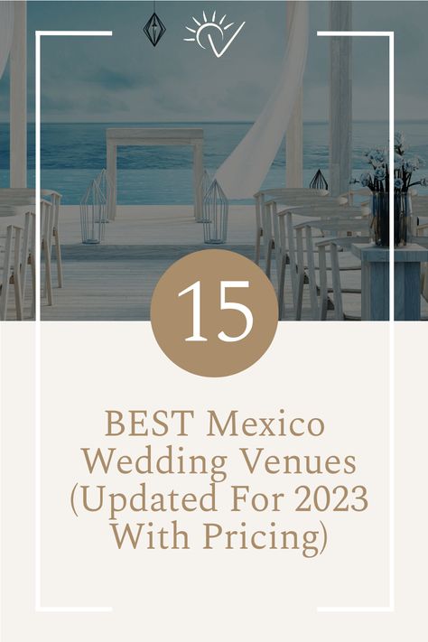 Get ready to say 'I Do' surrounded by the stunning beauty of Mexico. Our comprehensive guide, '15 Best Mexico Wedding Venues and Prices' is a treasure trove of information for every soon-to-be-married couple. It's a goldmine for beach wedding enthusiasts, destination wedding planners, and those who are seeking the perfect Mexico wedding budget. Get an exclusive peek into the top venues and prices in 2023, so every detail of your big day is planned perfectly. Mexico Wedding Venues, Destination Wedding Budget, Weddings In Mexico, Mexico Wedding Venue, Mexico Weddings, Wedding Questions, Wedding Adventure, Destination Wedding Mexico, Dream Destination Wedding