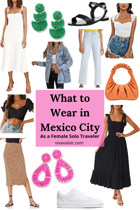 Mexico Df Outfit Ideas, Mexico City Outfit Ideas Summer, Mexico Club Outfit, Mexico City Vacation Outfits, What To Wear In Mexico City, Outfits For Mexico City, Mexico City Aesthetic Outfits, Guadalajara Mexico Outfits, Mexico City Outfit Ideas