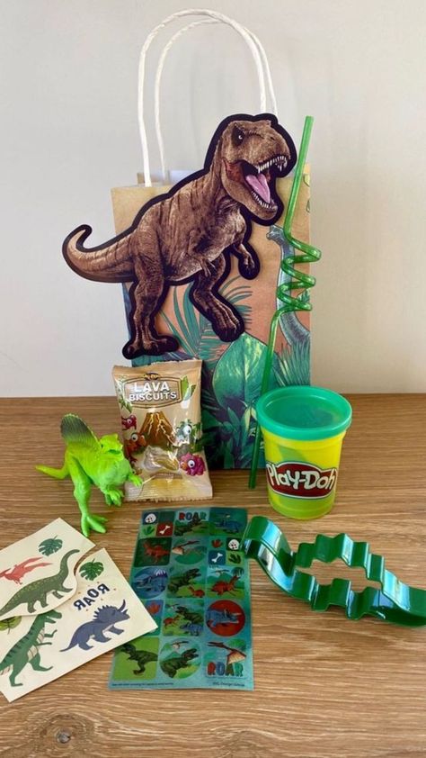 3rex Party Favors, 3 Rex Birthday Party Favors, Jurassic Party Favors, Dinosaur Party Bag Ideas, Dino Party Goodie Bags, Dinosaur Birthday Goodie Bags, Dino Party Favors Goody Bags, Dinosaur Birthday Party Goodie Bags, Dinosaur Party Favors Bags