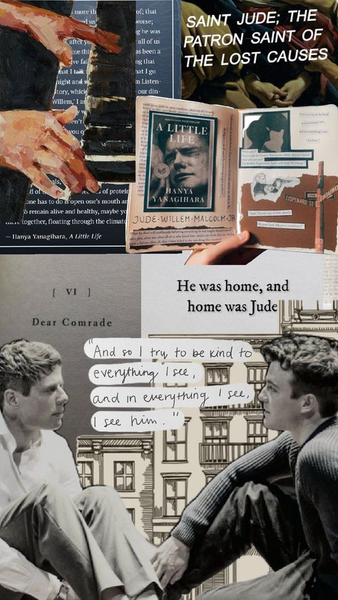 A Little Life Book Fanart, A Little Life Tattoo Book, A Little Life Wallpaper, A Little Life Book Quotes, A Little Life Book Aesthetic, A Little Life Fanart, Little Life Book, Dear Comrade, A Little Life Book