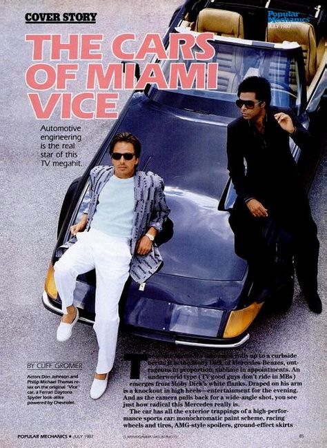 The Cars of Miami Vice Renault 5 Turbo, 80s Tv, Michael Thomas, Tv Cars, Mobil Drift, Don Johnson, New Retro Wave, Miami Vice, Old Tv Shows