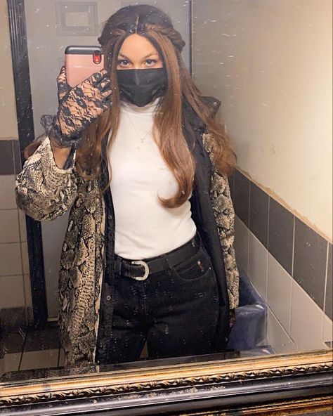 a casual classy outfit with animal print coat and black lace gloves. don’t forget to wear a mask! Casual Classy Outfits, Black Lace Gloves, Wear A Mask, Lace Gloves, Classy Style, Print Coat, A Mask, Fashion Classy, Diy Fashion