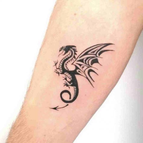 The Ultimate Dragon Tattoo Guide For Tattoo Lovers - Tattoo Stylist Scottish Dragon Tattoo, Celtic Dragon Tattoo Women, Welsh Dragon Tattoo Women, Small Tattoos Dragon, Fairy Dragon Tattoo, Welsh Dragon Tattoo, Dragon Tattoos Designs, Simple Dragon Tattoo, Tattoo Designs Dragon