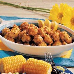 Fried Fish Nuggets Leftover Fish, Walleye Recipes, Fish Nuggets, Oven Fried Fish, Corndog Recipe, Fish Bites, Nuggets Recipe, Eating Better, Tasty Healthy