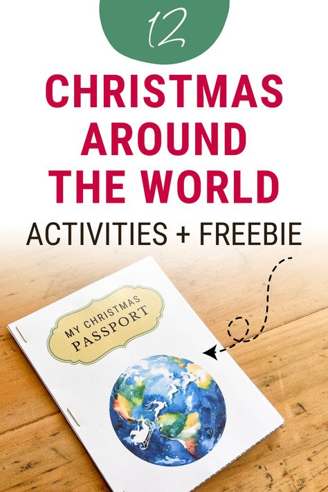 Take a trip around the globe with these fun Christmas Around the World activities! Perfect for homeschool, this post is packed with creative ideas for teaching your kids about holiday traditions from different cultures. Ideal for December homeschooling or preschool learning, these activities make celebrating global Christmas traditions both educational and festive. Holidays Around The World For Preschool, Christmas Cultures Around The World, December Holidays Around The World Preschool, Celebrations Around The World Activities, Christmas Around The World For Preschool, Holiday Around The World Preschool, Holidays Around The World Toddlers, Holidays Around The World Preschool Activities, Christmas Traditions Around The World For Kids Christmas Around The World Unit Study, Themes For December Preschool, Winter Holidays Around The World Preschool, Social Studies Christmas Activities, Free Christmas Around The World, Christmas In Classroom Ideas, Holiday Traditions Around The World, Christmas History For Kids, Holidays Around The World Crafts Kids