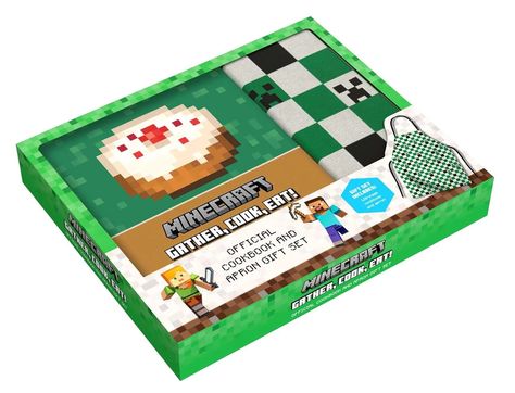 Minecraft: The Official Cookbook and Apron Gift Set: Plus Exclusive Apron Quick Baked Potato, Buried Treasure, Ios Games, Book Release, Ios Apps, Activity Games, Pop Vinyl, Take A Break, Hardcover Book