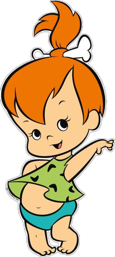 Pebbles Flintstone, Wilma Flintstone, Twins Birthday, Disney Cartoon Characters, Classic Cartoon Characters, Cute Cartoon Images, Twin Birthday, Edible Images, Cartoon Drawing