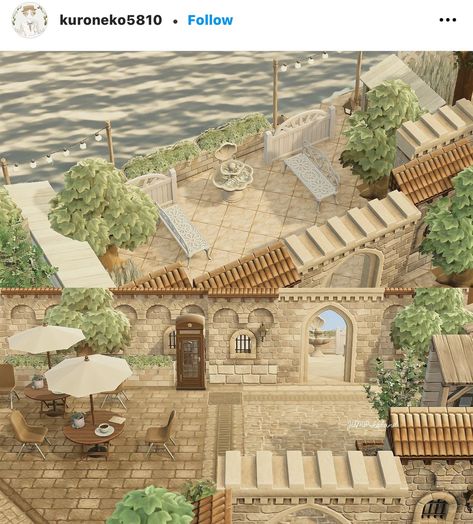 Acnh Houses Layout, Acnh Castle Ideas, Acnh Stone Tile Code, Towncore Acnh, Acnh Medieval, Acnh Elegant, Acnh Castle, Acnh Layout, 헬로키티 배경화면