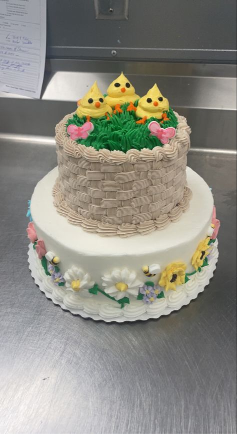 Easter Cakes Ideas Creative Beautiful, Easter Cakes Ideas, Easter Cake Ideas, Wilton Decorating Tips, Tier Cakes, Birthday Sheet Cakes, Easter Bunny Cake, Spring Cake, Bakery Ideas