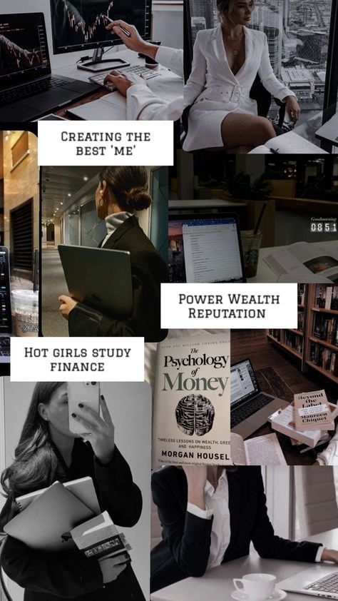 Dream Life Business Woman, Business Aesthetic Vision Board, Girl In Finance Aesthetic, Small Business Woman Aesthetic, Career Mood Board Aesthetic, Finance Vision Board Aesthetic, Woman In Finance Aesthetic, Finance Women Aesthetic, Finance Aesthetic Girl