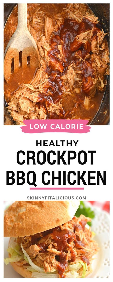 Low Cal Chicken Soup Recipes, Low Calorie Recipes Crockpot Healthy Dinners, Low Calorie Bbq Recipes, Low Calorie Dinner Crockpot, Low Sodium Bbq Chicken, Crockpot Chicken Recipes Low Calorie, Low Cal Crock Pot Recipes, Low Sodium Crockpot Chicken, Low Sodium Low Calorie Meals