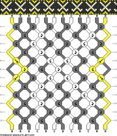 Hockey friendship bracelet pattern Hockey Friendship Bracelet Pattern, Hockey Crochet, Loom Stitches, Hockey Bracelet, Rope Bracelets Diy, Hockey Crafts, Hockey Jewelry, String Friendship Bracelets, Knot Bracelets