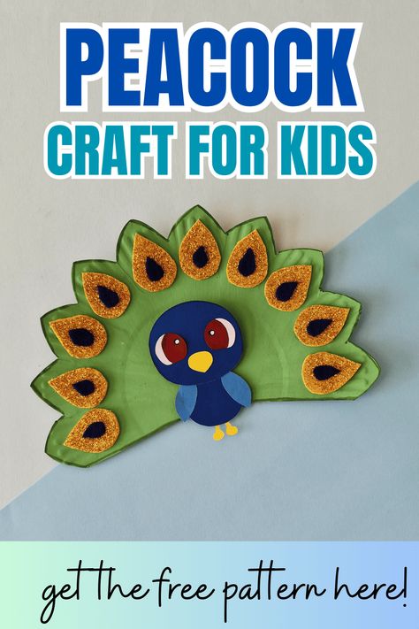 Paper Plate Peacock Craft. Are you ready to make the most adorable peacock craft ever? This paper plate peacock craft is so cute, and also pretty easy to make! Peacock Crafts, Cold Weather Comfort Food, Pencil Crafts, Pretend Food, Peacock Pattern, Art Camp, Foam Sheets, July Crafts, Tail Feathers