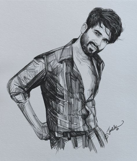 Actor Shahid Kapoor Pencil Sketch 2023 #ShahidKapoor #Farzi #FarziOnPrime Shahid Kapoor Sketch, Sahid Kapur, Crafts Bookmarks, Sketch Images, Celebrity Art Portraits, Pencil Sketching, Bike Drawing, Sketching Art, Diy Crafts Bookmarks