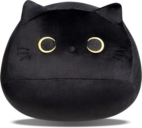 Fluffy Stuffed Animals, Black Cat Pillow, Black Cat Plush, Anime Plush, Halloween Pillow, Cat Plush Toy, Stuffed Animal Cat, Monkey Plush, Halloween Pillows