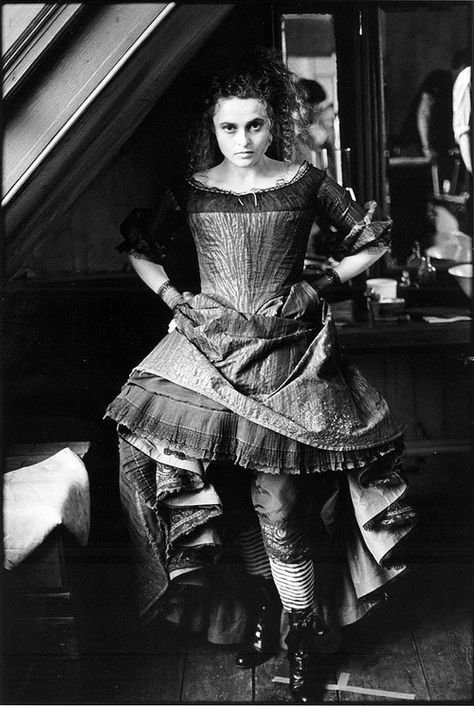 Mrs Lovett from Sweeney Todd Tim Burton Johnny Depp, Helen Bonham, Mrs Lovett, Mary Ellen Mark, Marla Singer, Tim Burton Characters, Tim Burton Films, Tim Burton Movie, Helena Bonham