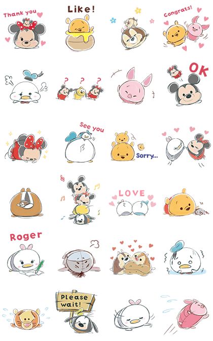 http://www.line-stickers.com/ – LINE: Disney TsumTsum Animated Stickers Line Sticker | The wildly popular TsumTsums are now cuter than ever! Install “LINE: Disney TsumTsum” to get this sticker set for free! Available till Aug. 4, 2014. Super popular Disney TsumTsum stickers are back and animated like you’ve never seen them before! The adorable TsumTsum gang is ready … Disney Cuties, Kawaii Disney, Cute Disney Drawings, Disney Sticker, Disney Tsum Tsum, Super Kawaii, Animated Stickers, Dessin Adorable, Line Sticker