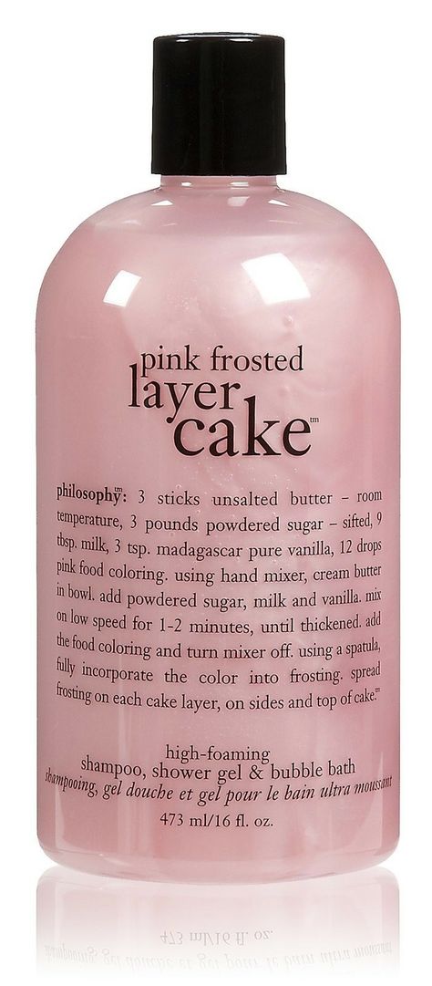 Philosophy Body Wash, Philosophy Shower Gel, Philosophy Products, Bath Stuff, Pound Cake With Strawberries, Pink Food Coloring, Shower Skin Care, Pink Foods, Bath And Body Care