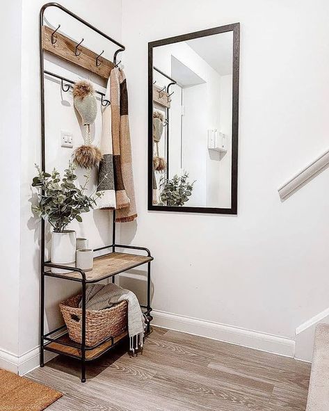 Long Narrow Hallway Decorating Ideas, Small Narrow Hallway Ideas, Small Narrow Hallway, Long Narrow Hallway Decorating, Narrow Hallway Decorating Ideas, Hallway Decorating Ideas, Herringbone Wooden Floors, Mudroom Inspiration, Long Narrow Hallway