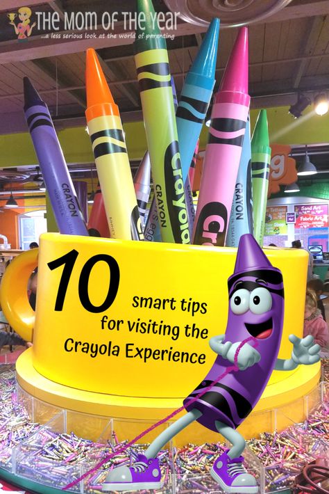 10 Tips for Visiting the Crayola Experience - The Mom of the Year Crayola Factory Pennsylvania, Crayola Experience Pennsylvania, Crayola Factory, Crayola Experience, Pennsylvania Travel, Gorgeous Places, Family Vacation Spots, Plano Texas, Birthday Trip