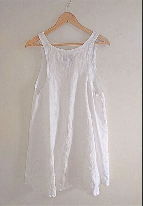 Linen Nightgown, Cotton Nighties, Next Brand, Night Gown, White Cotton, Casual Dress, Sleeveless Top, Short Dresses, White Dress