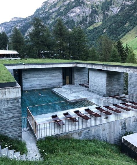 Peter Zumthor Drawings, Peter Zumthor Therme Vals, Zumthor Therme Vals, Peter Zumthor Architecture, Therme Vals, Peter Zumthor, Spring Spa, Sport Park, Thermal Spa