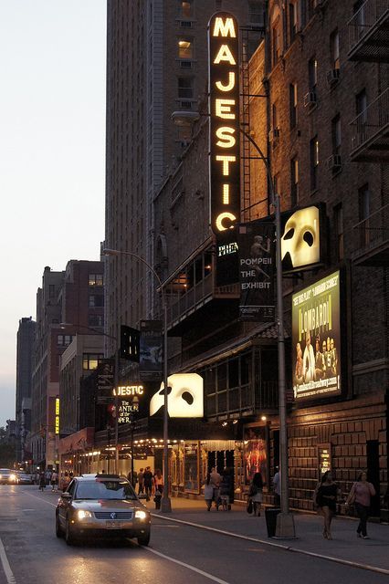 "Experience the excitement of Broadway and ensure your perfect escape to the Big Apple." #nyc #vacation #timessquare #empirestate New York Sightseeing, Radio Usa, Majestic Theatre, Trendy Music, Music Of The Night, A Night At The Opera, Broadway Plays, Theatre Life, Makeup Sale