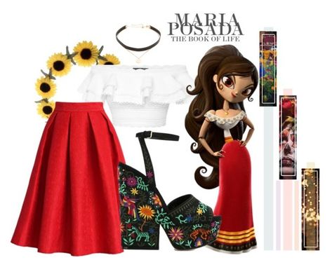 Maria Posada Costume, Maria Posada, Antonella Messi, 2024 Halloween, Halloween Costumes For Teens, Sergio Rossi, Book Of Life, Quince, Halloween Ideas